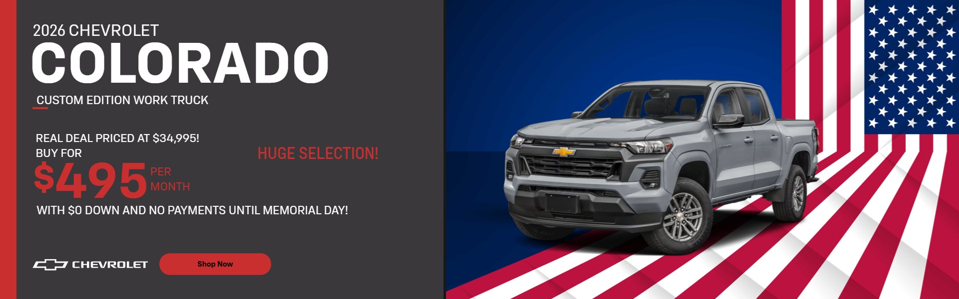 2026 Chevrolet Colorado Custom Edition Work Truck